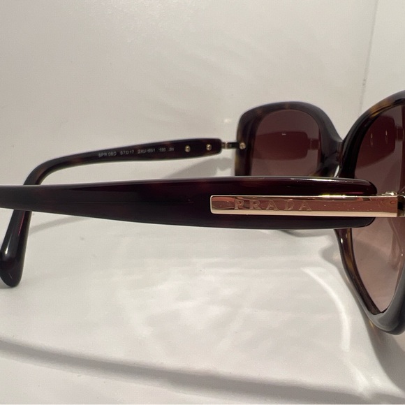 Prada SPR 08O SUNGLASSES  Havana Brown gradient, 57[] 17 BP39418749 Italy 2AU-6 - Picture 11 of 13